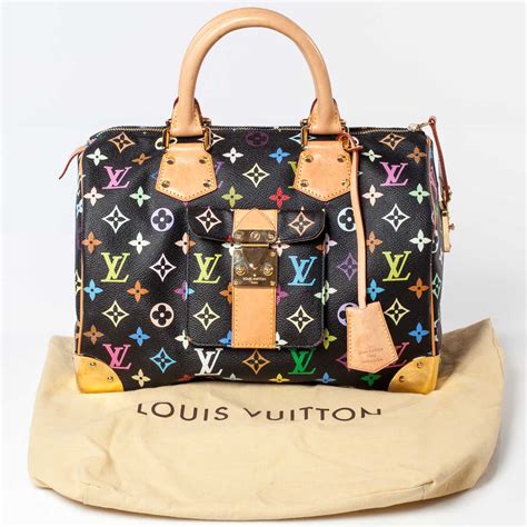 louis vuitton speedy multicolor black|louis vuitton speedy bandouiller 30.